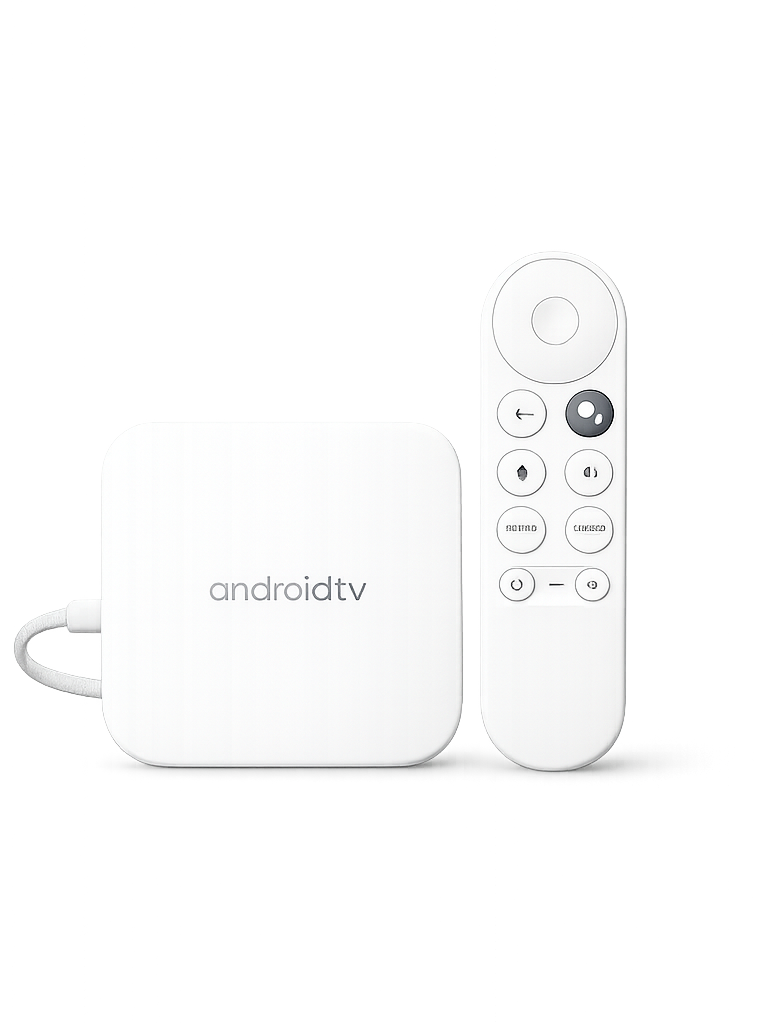 Strong 8K IPTV Player installation on Android TV devices showing IPTV player setup with Xtream Codes login on Android TV box and streaming device in the UK